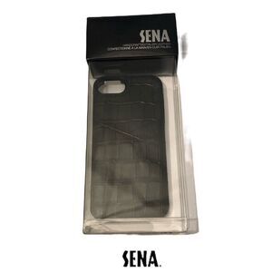 SENA Handcrafted Italian Leather iPhone Case -‎ Black